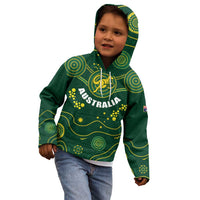 Australia 2024 Rugby Kid Hoodie Go Wallabies - Wonder Print Shop