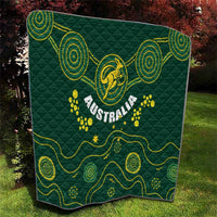 Australia 2024 Rugby Quilt Go Wallabies - Wonder Print Shop