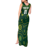 Australia 2024 Rugby Tank Maxi Dress Go Wallabies - Wonder Print Shop