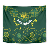 Australia 2024 Rugby Tapestry Go Wallabies - Wonder Print Shop