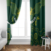 Australia 2024 Rugby Window Curtain Go Wallabies - Wonder Print Shop