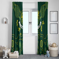 Australia 2024 Rugby Window Curtain Go Wallabies - Wonder Print Shop