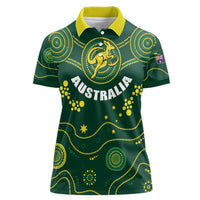 Australia 2024 Rugby Women Polo Shirt Go Wallabies - Wonder Print Shop
