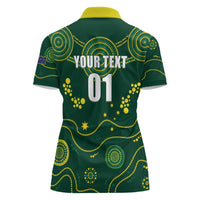 Australia 2024 Rugby Women Polo Shirt Go Wallabies - Wonder Print Shop