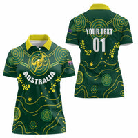 Australia 2024 Rugby Women Polo Shirt Go Wallabies - Wonder Print Shop