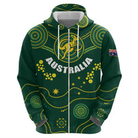 Australia 2024 Rugby Zip Hoodie Go Wallabies - Wonder Print Shop