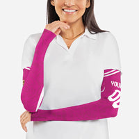Custom Mexico 2026 Football Pink Arm Sleeves Golden Eagle Victory