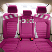 Mexico 2026 Football Pink Back Car Seat Cover Golden Eagle Victory