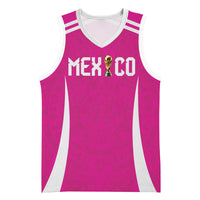 Custom Mexico 2026 Football Pink Basketball Jersey Golden Eagle Victory