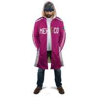 Custom Mexico 2026 Football Pink Cloak Golden Eagle Victory
