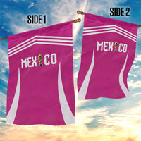 Mexico 2026 Football Pink Garden Flag Golden Eagle Victory