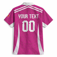 Custom Mexico 2026 Football Pink Hawaiian Shirt Golden Eagle Victory
