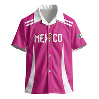 Custom Mexico 2026 Football Pink Kid Hawaiian Shirt Golden Eagle Victory