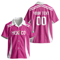 Custom Mexico 2026 Football Pink Kid Hawaiian Shirt Golden Eagle Victory