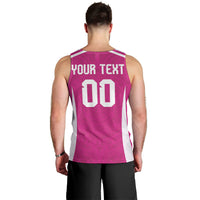 Custom Mexico 2026 Football Pink Men Tank Top Golden Eagle Victory