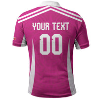 Custom Mexico 2026 Football Pink Polo Shirt Golden Eagle Victory