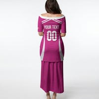 Custom Mexico 2026 Football Pink Puletasi Golden Eagle Victory