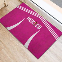 Mexico 2026 Football Pink Rubber Doormat Golden Eagle Victory