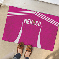 Mexico 2026 Football Pink Rubber Doormat Golden Eagle Victory