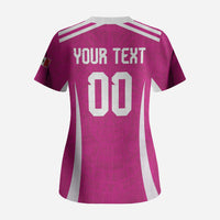 Custom Mexico 2026 Football Pink Scrub Top Golden Eagle Victory