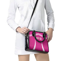 Mexico 2026 Football Pink Shoulder Handbag Golden Eagle Victory