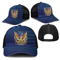 USA 250th Anniversary Mesh Trucker Cap United State 1776-2026