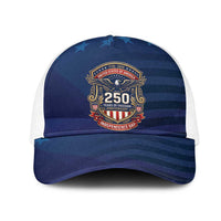 USA 250 Years Of Freedom Mesh Trucker Cap Happy Independence Day 2026