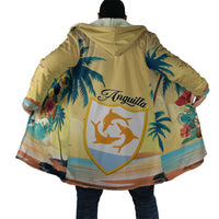 Anguilla AI Tropical Flowers Cloak - Wonder Print Shop