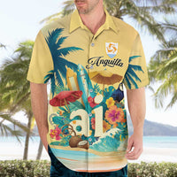 Anguilla AI Tropical Flowers Hawaiian Shirt - Wonder Print Shop