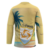 Anguilla AI Tropical Flowers Hockey Jersey - Wonder Print Shop