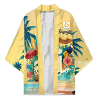 Anguilla AI Tropical Flowers Kimono - Wonder Print Shop