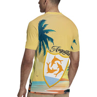 Anguilla AI Tropical Flowers Rugby Jersey - Wonder Print Shop