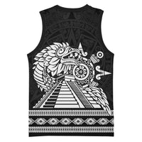 Mexican Aztec Pyramid Basketball Jersey Aztec Pattern - Wonder Print Shop