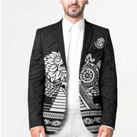Mexican Aztec Pyramid Blazer Aztec Pattern - Wonder Print Shop