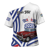 Personalized Cuba 2025 Independence Day Cross Shoulder Shirt The Beauty Of Classic Car - Wonder Print Shop