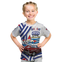 Personalized Cuba 2025 Independence Day Kid T Shirt The Beauty Of Classic Car - Wonder Print Shop
