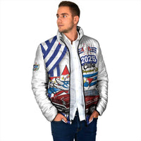 Personalized Cuba 2025 Independence Day Padded Jacket The Beauty Of Classic Car - Wonder Print Shop