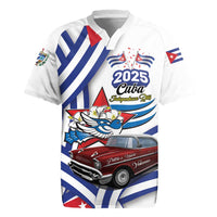 Personalized Cuba 2025 Independence Day Rugby Jersey The Beauty Of Classic Car - Wonder Print Shop