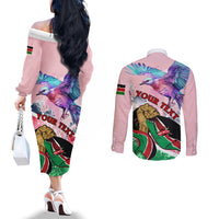 personalised-kenya-independence-day-couples-matching-off-the-shoulder-long-sleeve-dress-and-long-sleeve-button-shirt-the-lilac-breasted-roller-unique-version