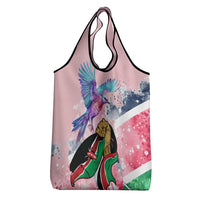 Personalised Kenya Independence Day Grocery Bag The Lilac Breasted Roller Unique Version