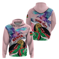 Personalised Kenya Independence Day Hoodie The Lilac Breasted Roller Unique Version - Wonder Print Shop