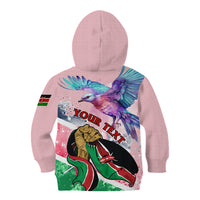 Personalised Kenya Independence Day Kid Hoodie The Lilac Breasted Roller Unique Version - Wonder Print Shop