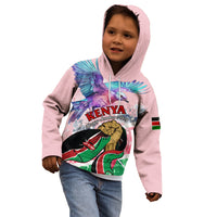 Personalised Kenya Independence Day Kid Hoodie The Lilac Breasted Roller Unique Version - Wonder Print Shop