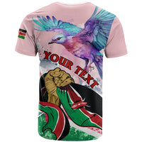 Personalised Kenya Independence Day T Shirt The Lilac Breasted Roller Unique Version - Wonder Print Shop