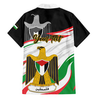 Personalised Palestine Independence Day Family Matching Tank Maxi Dress and Hawaiian Shirt Palestinian Coat Of Arms Special Version - Wonder Print Shop