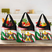 Personalised Palestine Independence Day Grocery Bag Palestinian Coat Of Arms Special Version