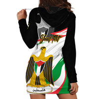 Personalised Palestine Independence Day Hoodie Dress Palestinian Coat Of Arms Special Version - Wonder Print Shop