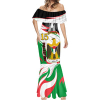 Personalised Palestine Independence Day Mermaid Dress Palestinian Coat Of Arms Special Version - Wonder Print Shop