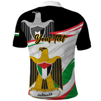 Personalised Palestine Independence Day Polo Shirt Palestinian Coat Of Arms Special Version - Wonder Print Shop