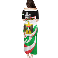 Personalised Palestine Independence Day Puletasi Palestinian Coat Of Arms Special Version - Wonder Print Shop